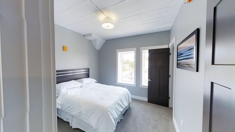 Floor plan for 2 beds, 1 bath, 1000 sqft